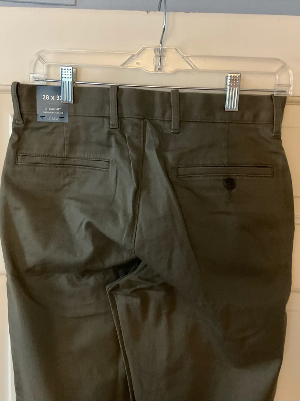 J.Crew Straight-fit original chino pant Catskill Green Men’s 28x32 NWT Office